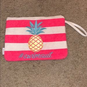 Plastic Lined Swimsuit Clutch